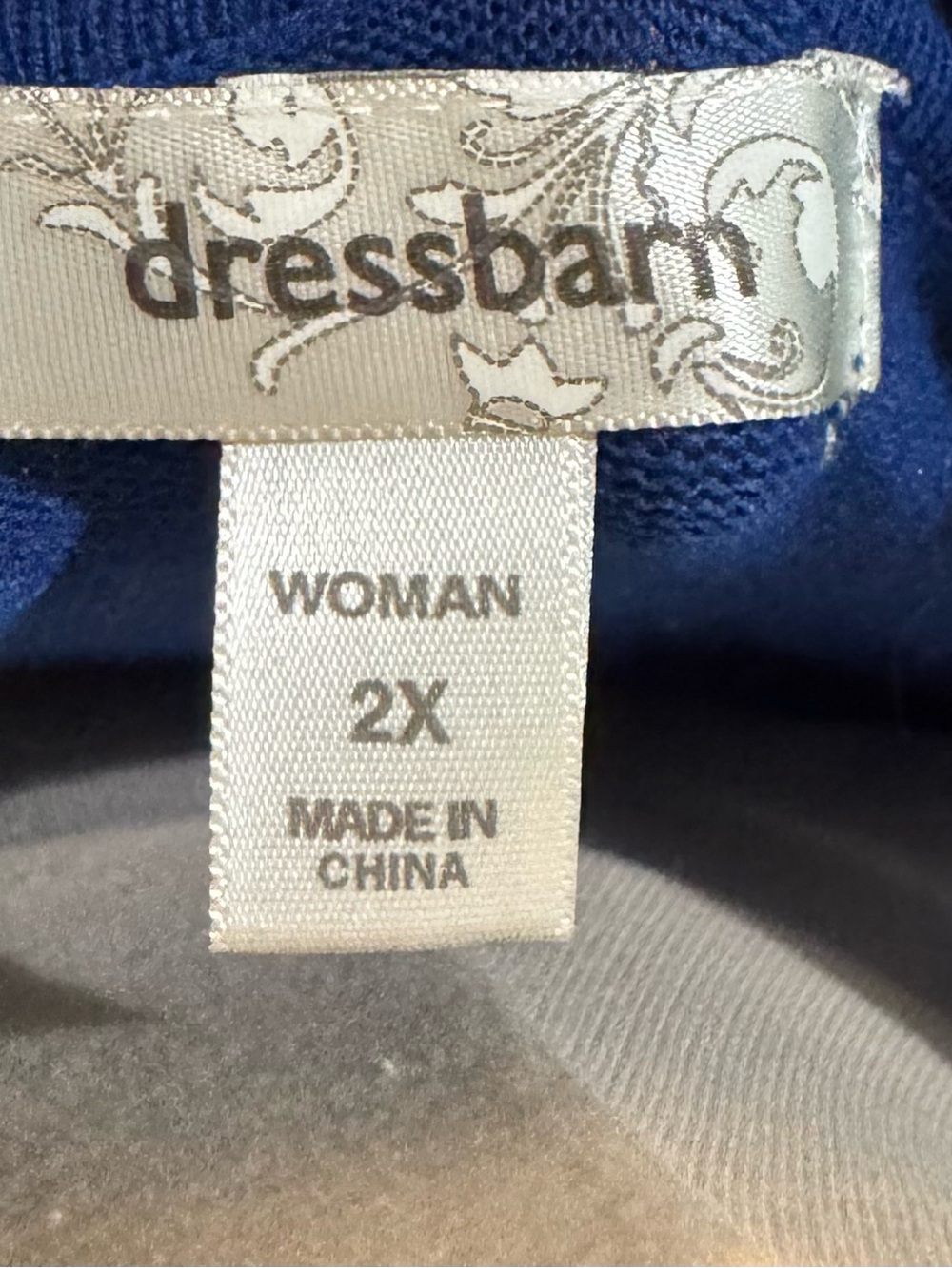 Dress Barn Royal Blue V-Neck Button Cardigan - Picture 5 of 5